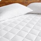 Alternate image 2 for Bare Home Quilted Fitted Mattress Pad - Cooling Mattress Topper - Hypoallergenic Down Alternative Fiberfill - Stretch-to-Fit (Full XL)