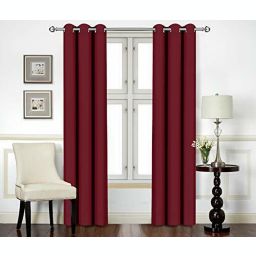 Utopia Blackout Room Darkening Thermal Insulating Window Curtains 42x84