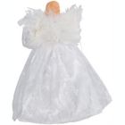 Alternate image 3 for Kurt Adler 10-Light 9-Inch White Treetop Angel