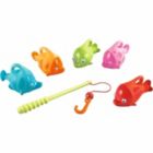 Alternate image 0 for HABA Water Friends Ocean Fishing Fun Bath Toy with 5 Squirting Fish