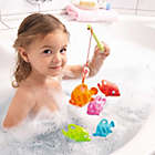 Alternate image 2 for HABA Water Friends Ocean Fishing Fun Bath Toy with 5 Squirting Fish