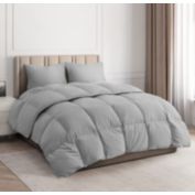 CGK Unlimited Goose Down Alternative Comforter - King - Light Gray