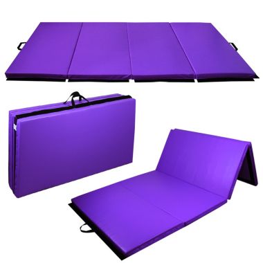 PRISP 4'x8' Folding Gymnastics Mat - Large Tumbling Gym Mat for Home, 2" Thick. View a larger version of this product image.