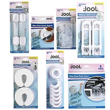 Jool Baby Products Large Child Safety Bundle - Cabinet, door, outlet, stove, and furniture safety. View a larger version of this product image.