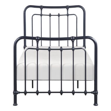 Lexicon Home Decorative Twin Metal Platform Bed - Gunmetal,. View a larger version of this product image.