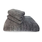 Bedvoyage eco-melange Rayon Made from Bamboo Cotton Towels, 1 Bath Sheet, 2 Hand Towels - Charcoal