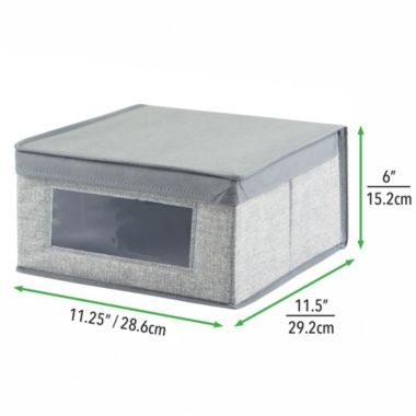 mDesign Soft Fabric Child/Kid Storage Organizer Box - Small. View a larger version of this product image.