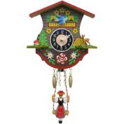 Alexander Taron 4.25" Engstler Battery-Operated Mini Cuckoo Wall Clock