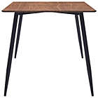 Alternate image 3 for vidaXL Dining Table Brown 55.1"x27.6"x29.5" MDF
