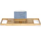 Alternate image 2 for ToiletTree Products Bamboo Bathtub Caddy with Extending Sides and Adjustable Book Holder