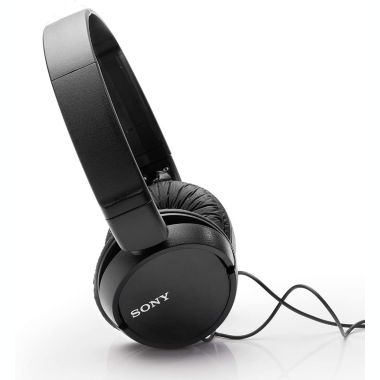 Sony ZX Series Wired On-Ear Headphones, Black MDR-ZX110. View a larger version of this product image.