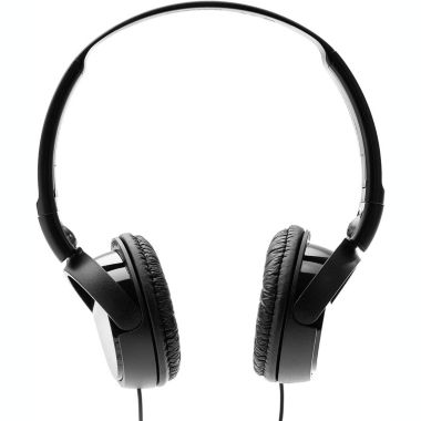 Sony ZX Series Wired On-Ear Headphones, Black MDR-ZX110. View a larger version of this product image.