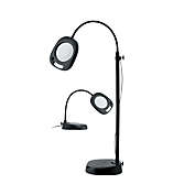 Daylight 5" LED Magnifier Floor Lamp - UN1081 - 4 Diopter Magnification - Versatile Floor and Table Lamp