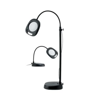 Daylight 5" LED Magnifier Floor Lamp - UN1081 - 4 Diopter Magnification - Versatile Floor and Table Lamp. View a larger version of this product image.