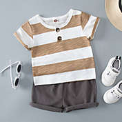 Laurenza&#39;s Boys Striped Top with Shorts