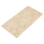 Alternate image 3 for Chaudhary Living 2.5' x 5' Beige and White Damask Rectangular Area Throw Rug