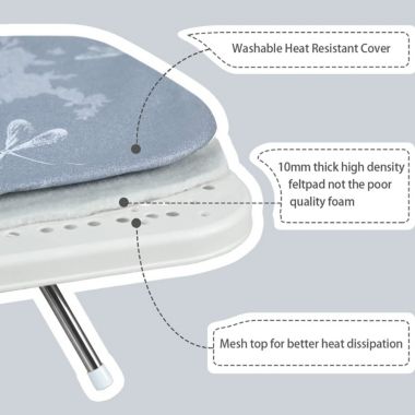 Duwee 12"x29"Table top Ironing Board. View a larger version of this product image.