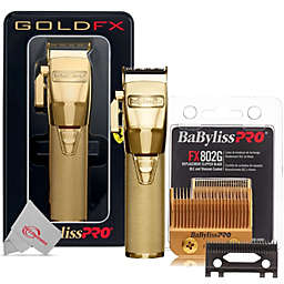 BaByliss PRO FX870G Cord / Cordless Lithium-Ion Clipper Gold + Replacement Clipper Blade
