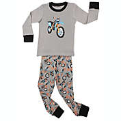 Elowel Baby Boy &quot;Motorcycle&quot; 2 Piece Pajama Set 100% Cotton (Size 6 Months -12 Years)