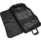 Alternate image 2 for A.Saks Thin Hanging Ballistic Nylon Garment Carrier (Black/Black)