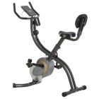 Alternate image 0 for Soozier Foldable Recumbent Exercise Magnetic Resistance Stationary Bike with LCD Monitor, Arm  Band & Phone Holder, Grey