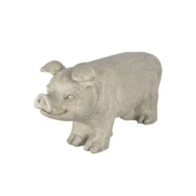 Vleien Wegrijden referentie Esschert Design 30.25" Gray Solid Pig Outdoor Patio Garden Bench Statue |  Bed Bath & Beyond