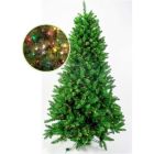 Alternate image 1 for Garden Elements 7.5' Penn Spruce Christmas Tree- 1200 Multi-Colored Lights