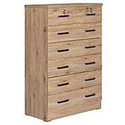 Better Home Products Better Home Products Cindy 7 Drawer Chest Wooden Dresser with Lock