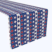 Fabric Textile Products, Inc. Table Runner, 100% Polyester, 12x72", Patriotic Scrapbook Stars