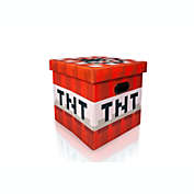 Minecraft TNT Block Storage Cube Organizer   Minecraft Storage Cube   TNT Block From Minecraft Cubbies Storage Cubes   Organization Cubes   15-Inch Square Bin With Lid