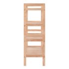 Alternate image 3 for Winsome Mercury Entryway Mudroom Solid Wood 2 Piece Stackable Shoe Rack Set - Natural