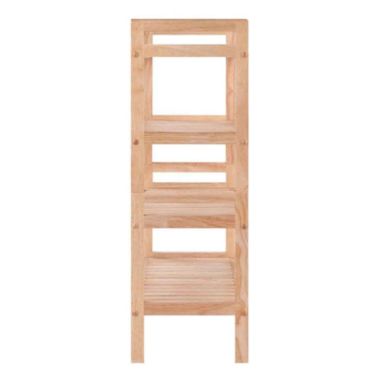 Winsome Mercury Entryway Mudroom Solid Wood 2 Piece Stackable Shoe Rack Set - Natural. View a larger version of this product image.