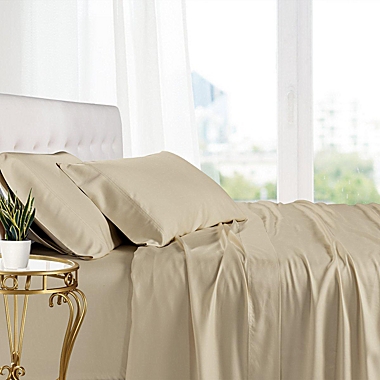 Egyptian Linens - Olympic Queen Bed Sheet Set - 100% Bamboo Viscose. View a larger version of this product image.