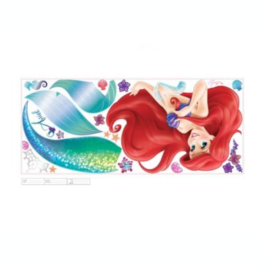 Roommates Decor The Little Mermaid Giant Wall Decal. View a larger version of this product image.