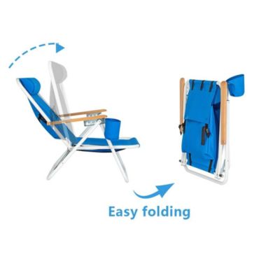 Ktaxon Blue Portable Folding Camping Chair. View a larger version of this product image.