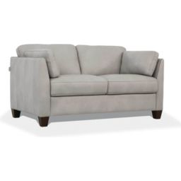 Yeah Depot Matias Loveseat, Dusty White Leather YJ
