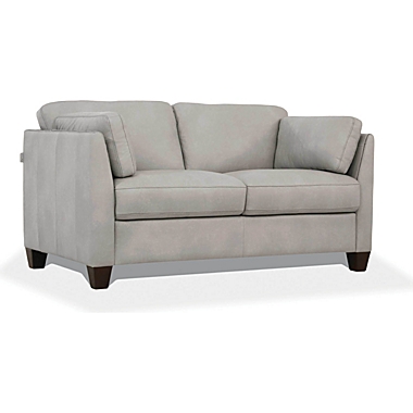 Yeah Depot Matias Loveseat, Dusty White Leather YJ. View a larger version of this product image.