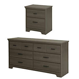 South Shore  Versa 6-Drawer Double Dresser and Nightstand Set