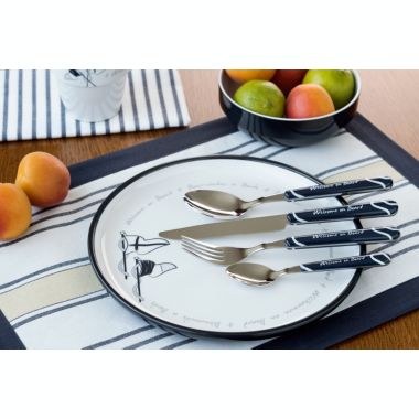 Marine Business Welcome On Board 25 Piece Melamine Tableware Set & Basket (Service for 6). View a larger version of this product image.