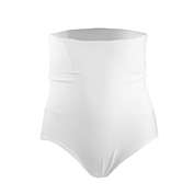 Unique Bargains Men&#39;s Abdominal Slim Shapewear High-waisted Tights Shorts Boxer Briefs Shaping M Size White