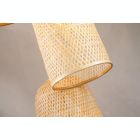 Alternate image 2 for ELE Light & Decor Victoria 3-Lights Tan Pendant Design Pendant Light with Rattan Shade