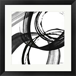 Great Art Now Black and White Pop II by Dan Meneely 20-Inch x 20-Inch Framed Wall Art