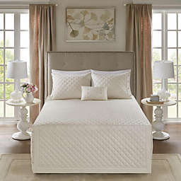 Madison Park  100% Cotton Tailored Percale Bedspread Set