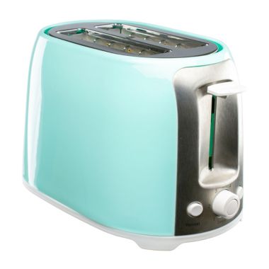 Brentwood Cool Touch 2 Slice Extra Wide Slot Toaster in Blue. View a larger version of this product image.