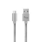 Alternate image 0 for Fuse - Charge & Sync USB-C - A Metal 3ft (SILVER)