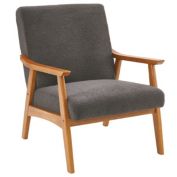 Infinity Merch Lounge Chair Backrest in Dark Grey