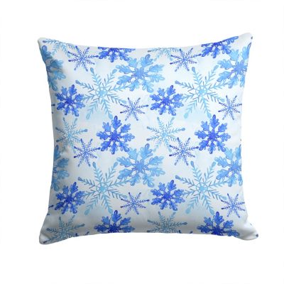 Grelucgo Navy Blue Towel Embroidered Christmas Snowflakes Pillow Case Cover 18×18 Inches let it Snow & Snowflakes Navy Set of 2 