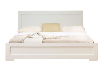 Camden Isle Trent White Full Platform Bed