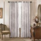 Alternate image 0 for Dolce Mela Home Decorative Damask Jacquard, Grommet, Semi-Blackout curtain Panel, Tall 60 x 100 Inches