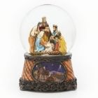 Alternate image 0 for 6 Inch Tall Musical Nativity Glitterdome with 3 Kings Windup 100MM